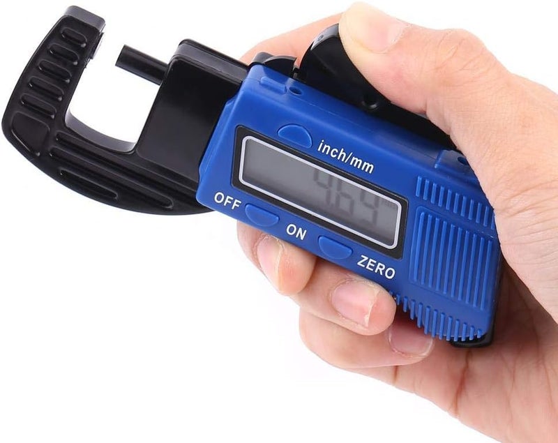 woobles Electronic Thickness Gauge,1pc Digital Micrometer Thickness Meter Thickness Tester Ranging 0-12mm - Image 4